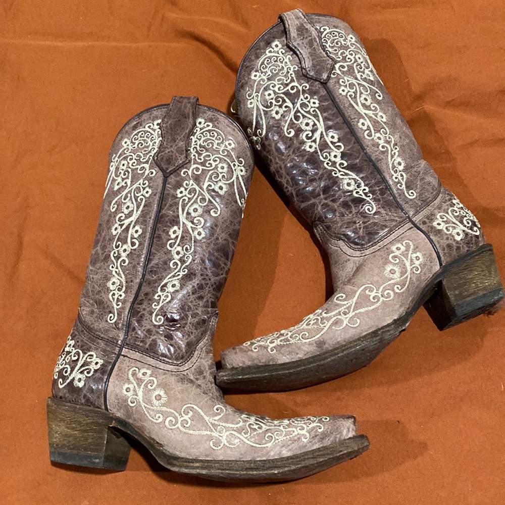 Corral Teens Embroidered Boot